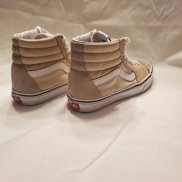 Vans Trendsetter X Bape Print High Top Suede Tan Skater Sneaker Mens 6.5 Wmns 8 - Picture 5 of 9